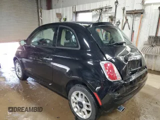 2015 FIAT 500 Pop with VIN 3C3CFFAR5FT501672, listed as a Copart auction lot 52784455 with 63,635 mi miles and Salvage Title. Bid and sale history available at carsss.com. Image 2.