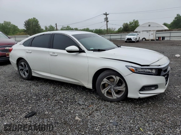 2020 Honda Accord EX-L with VIN 1HGCV1F5XLA034390, listed as a Copart auction lot 54755005 with 97,671 mi miles and Salvage title. Bid and sale history available at DreamBid. Image 4.