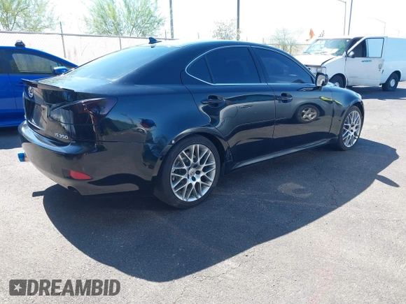 2007 Lexus IS 350 with VIN JTHBE262375016073, listed as a IAAI auction lot 42783244 with 213,175 mi miles and . Bid and sale history available at DreamBid. Image 4.