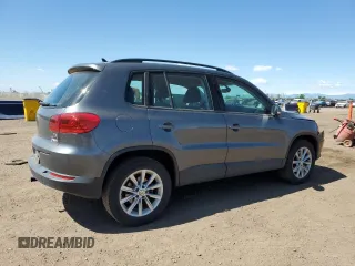2017 Volkswagen Tiguan S with VIN WVGBV7AX6HK046412, listed as a Copart auction lot 57404245 with 75,881 mi miles and Salvage title. Bid and sale history available at DreamBid. Image 3.