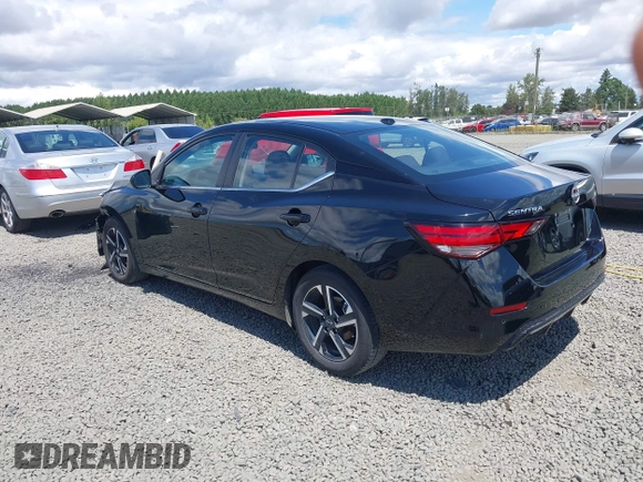 2024 Nissan Sentra SV with VIN 3N1AB8CV4RY218288, listed as a IAAI auction lot 42503963 with 49,572 mi miles and . Bid and sale history available at DreamBid. Image 3.