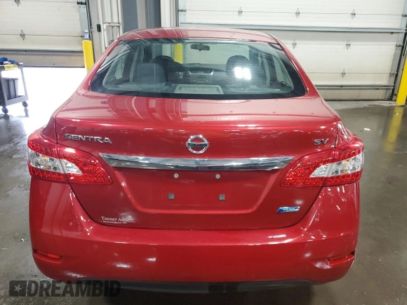 2014 Nissan Sentra SV with VIN 3N1AB7AP8EY253456, listed as a Copart auction lot 60171835 with 123,250 mi miles and Salvage title. Bid and sale history available at DreamBid. Image 6.