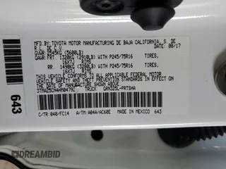 2017 Toyota Tacoma SR5 z VIN 3TMAZ5CN4HM047927, wystawiony jako Copart lot #54748255 z przebiegiem 87 906 mil mil oraz Szkoda całkowita • Salvage title. Historia ofert i sprzedaży dostępna na DreamBid. Obrazek 12.