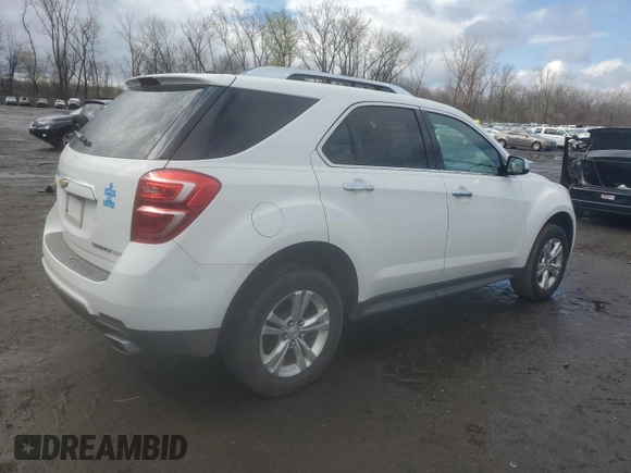 2016 Chevrolet Equinox LTZ with VIN 2GNFLGE37G6162911, listed as a Copart auction lot 50934785 with 120,703 mi miles and Salvage Title. Bid and sale history available at carsss.com. Image 3.