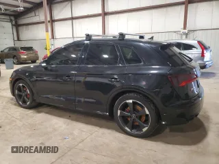 2019 Audi SQ5 Premium Plus with VIN WA1B4AFY8K2106052, listed as a Copart auction lot 53427394 with Not Provided miles and Salvage Title. Bid and sale history available at DreamBid. Image 2.