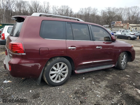 2008 Lexus LX 570 with VIN JTJHY00W884012477, listed as a Copart auction lot 86444784 with 0 mi miles and Clean Title. Bid and sale history available at carsss.com. Image 3.