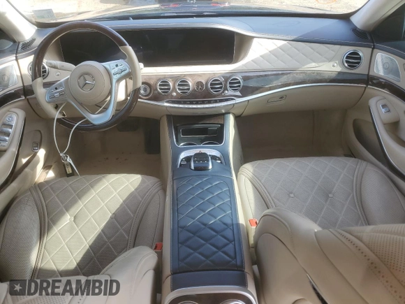 2020 Mercedes-Benz S-Class S 560 with VIN W1KUG8DB1LA586803, listed as a Copart auction lot 50613785 with 55,539 mi miles and Non Repairable. Bid and sale history available at carsss.com. Image 8.