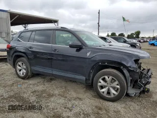 2018 Volkswagen Atlas SE z VIN 1V2CP2CAXJC598119, wystawiony jako Copart lot #48925765 z przebiegiem 73 724 mil mil oraz Szkoda całkowita • Salvage title. Historia ofert i sprzedaży dostępna na DreamBid. Obrazek 4.