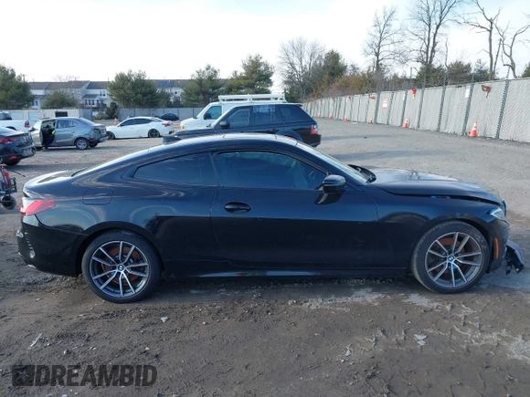 2022 BMW 4 Series 430i xDrive with VIN WBA73AP07NCJ63605, listed as a IAAI auction lot 41685409 with 40,254 mi miles and . Bid and sale history available at DreamBid. Image 13.
