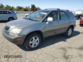 2002 Lexus RX 300 z VIN JTJHF10U720286634, wystawiony jako Copart lot #59938565 z przebiegiem 103 718 mil mil oraz Szkoda całkowita • Salvage title. Historia ofert i sprzedaży dostępna na DreamBid. Obrazek 1.
