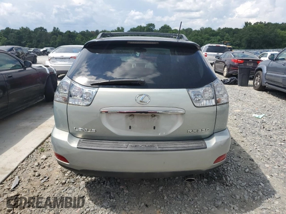 2005 Lexus RX 330 with VIN 2T2GA31U65C029039, listed as a Copart auction lot 62550635 with 201,278 mi miles and Salvage title. Bid and sale history available at DreamBid. Image 6.