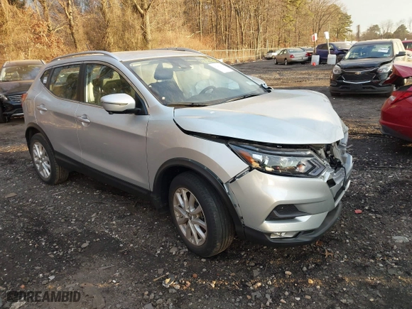 2022 Nissan Rogue Sport SV with VIN JN1BJ1BW3NW491362, listed as a IAAI auction lot 41297908 with 6,604 mi miles. Bid and sale history available at carsss.com. Image 1.