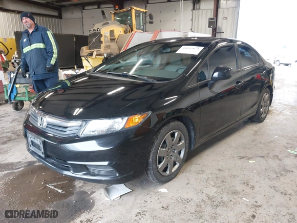 2012 Honda Civic Sdn EX with VIN 2HGFB2F86CH300611, listed as a IAAI auction lot 41895671 with 181,904 mi miles. Bid and sale history available at carsss.com. Image 17.