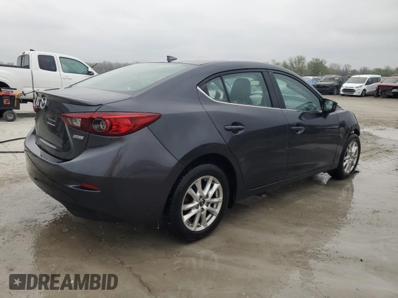 2016 Mazda 3 i Grand Touring with VIN 3MZBM1X71GM249806, listed as a Copart auction lot 52525565 with 101,517 mi miles and Salvage Title. Bid and sale history available at DreamBid. Image 3.