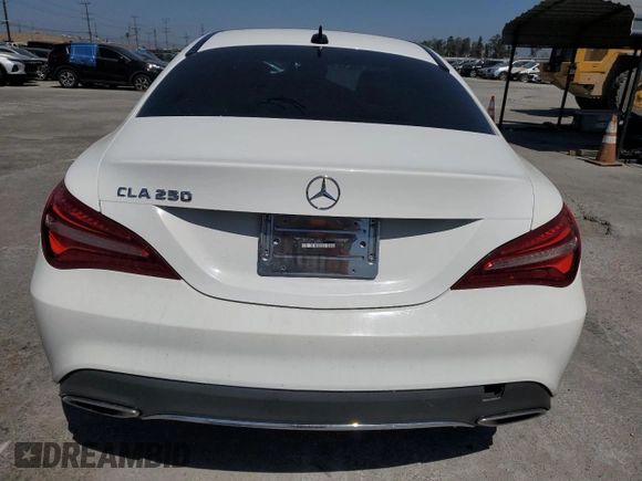 2018 Mercedes-Benz CLA 250 with VIN WDDSJ4EB2JN669663, listed as a Copart auction lot 53080104 with 70,424 mi miles and . Bid and sale history available at DreamBid. Image 6.