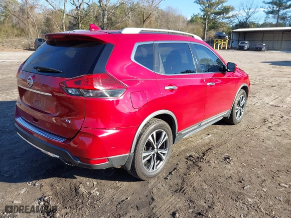 2017 Nissan Rogue S with VIN JN8AT2MT5HW402122, listed as a IAAI auction lot 41348054 with 129,876 mi miles. Bid and sale history available at carsss.com. Image 4.
