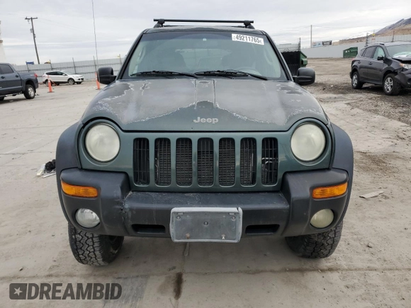 2002 Jeep Liberty Limited with VIN 1J4GL58K52W220933, listed as a Copart auction lot 49211765 with 189,095 mi miles and Salvage title. Bid and sale history available at DreamBid. Image 5.
