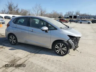 2019 Honda Fit EX with VIN 3HGGK5H84KM703991, listed as a Copart auction lot 47377875 with 99,269 mi miles and Salvage title. Bid and sale history available at DreamBid. Image 4.