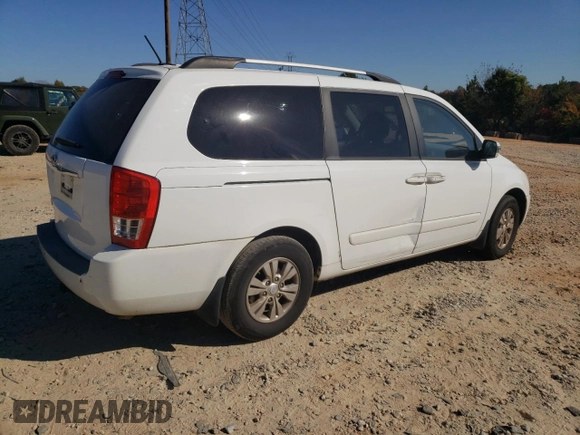 2011 Kia Sedona LX with VIN KNDMG4C76B6398313, listed as a Copart auction lot 77766494 with 244,988 mi miles and Salvage Title. Bid and sale history available at carsss.com. Image 3.