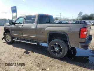 2015 GMC Sierra 2500HD available WiFi Denali with VIN 1GT120E87FF623120, listed as a Copart auction lot 44894325 with 0 mi miles and Salvage Title. Bid and sale history available at carsss.com. Image 2.