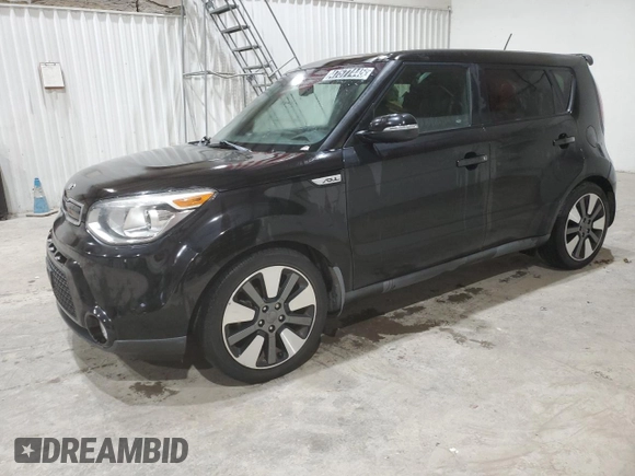 2015 Kia Soul + with VIN KNDJX3A5XF7794937, listed as a Copart auction lot 47577445 with 92,780 mi miles and Clean Title. Bid and sale history available at DreamBid. Image 1.