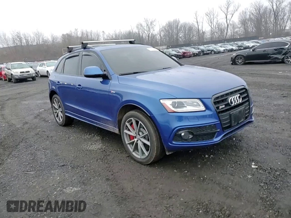 2016 Audi SQ5 Premium Plus with VIN WA1CCAFP5GA022010, listed as a Copart auction lot 83591864 with 93,026 mi miles and Salvage Title. Bid and sale history available at carsss.com. Image 12.
