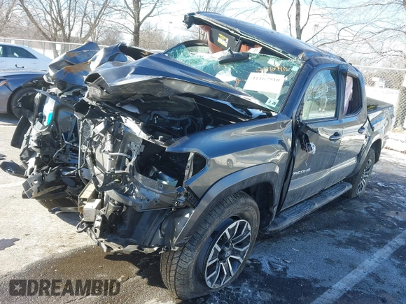 2023 Toyota Tacoma SR with VIN 3TMCZ5AN9PM574534, listed as a IAAI auction lot 41167910 with 27,375 mi miles and . Bid and sale history available at DreamBid. Image 16.