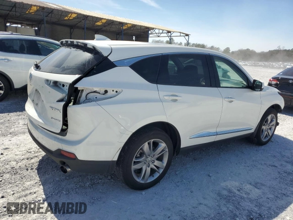 2020 Acura RDX w/Advance Pkg with VIN 5J8TC2H79LL018048, listed as a Copart auction lot 46690874 with 44,284 mi miles. Bid and sale history available at carsss.com. Image 3.