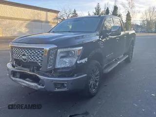 2017 Nissan Titan XD SV with VIN 1N6BA1F44HN561514, listed as a Copart auction lot 84957834 with 95,746 mi miles and Salvage Title. Bid and sale history available at carsss.com. Image 2.