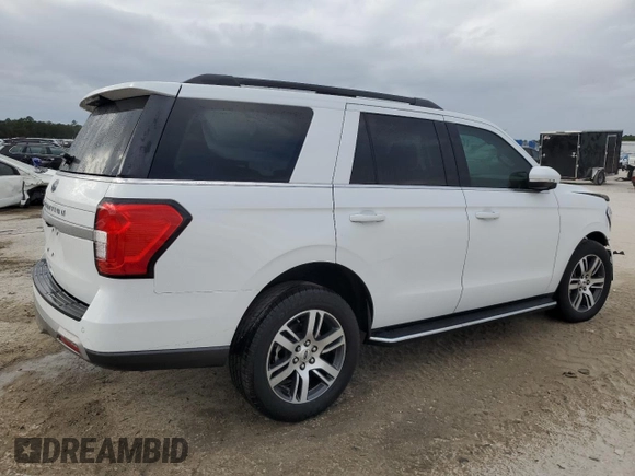 2022 Ford Expedition XLT with VIN 1FMJU1HT6NEA55507, listed as a Copart auction lot 80906664 with 25,861 mi miles and Salvage Title. Bid and sale history available at carsss.com. Image 3.