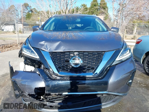 2021 Nissan Murano SL with VIN 5N1AZ2CS3MC117994, listed as a IAAI auction lot 41332184 with 20,600 mi miles and . Bid and sale history available at DreamBid. Image 12.