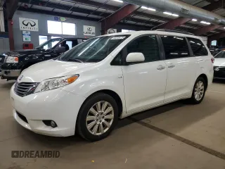 2016 Toyota Sienna Limited z VIN 5TDDK3DC1GS129633, wystawiony jako Copart lot #60228475 z przebiegiem 168 780 mil mil oraz Czysty tytuł • Clean title. Historia ofert i sprzedaży dostępna na DreamBid. Obrazek 1.