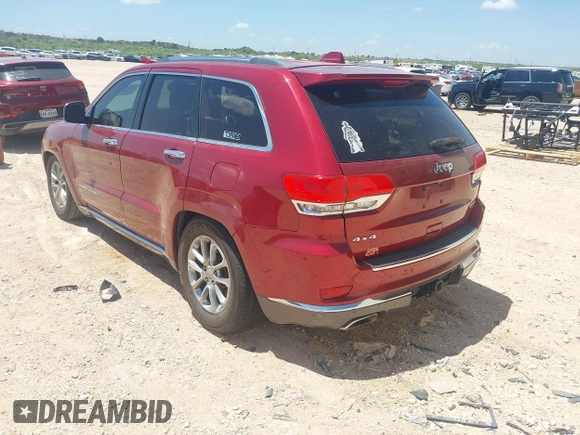 2014 Jeep Grand Cherokee Summit with VIN 1C4RJFJT1EC237358, listed as a IAAI auction lot 42602245 with 106,821 mi miles and . Bid and sale history available at DreamBid. Image 3.