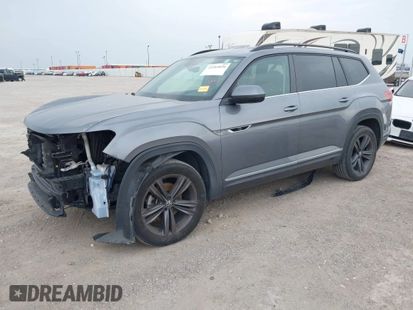 2021 Volkswagen Atlas SE with VIN 1V2NR2CA4MC529207, listed as a IAAI auction lot 42265026 with 53,185 mi miles and . Bid and sale history available at DreamBid. Image 19.
