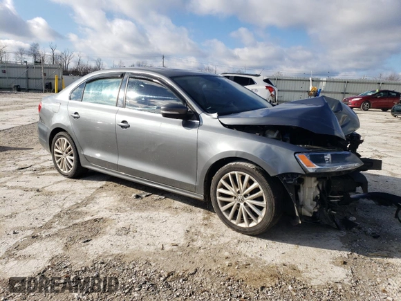 2012 Volkswagen Jetta Sedan SEL w/Sunroof with VIN 3VWLX7AJ0CM389522, listed as a Copart auction lot 86277254 with 0 mi miles and Salvage Title. Bid and sale history available at carsss.com. Image 4.