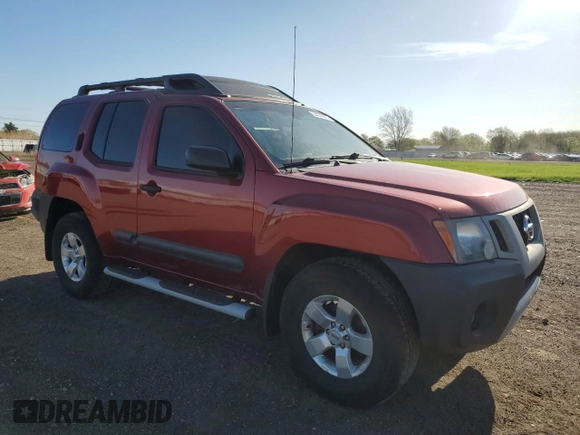2012 Nissan Xterra X with VIN 5N1AN0NW7CC513862, listed as a Copart auction lot 54336635 with 104,682 mi miles and Salvage Title. Bid and sale history available at carsss.com. Image 4.