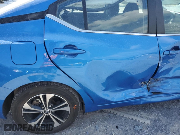 2023 Nissan Sentra SV z VIN 3N1AB8CV7PY319595, wystawiony jako Copart lot #56161865 z przebiegiem 19 755 mil mil oraz Szkoda całkowita • Salvage title. Historia ofert i sprzedaży dostępna na DreamBid. Obrazek 10.