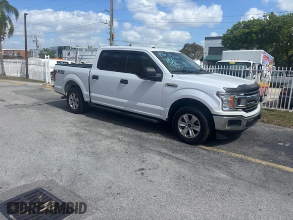 2018 Ford F-150 XL with VIN 1FTEW1CG7JKE78182, listed as a Copart auction lot 53730155 with 108,863 mi miles and Clean Title. Bid and sale history available at carsss.com. Image 1.
