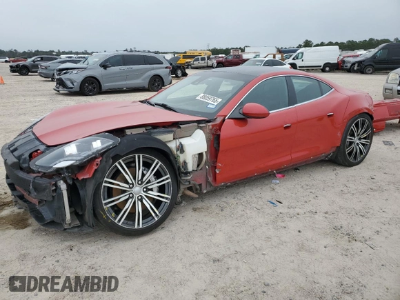 2018 Karma Revero z VIN 50GK41SA6JA000267, wystawiony jako Copart lot #88059765 z przebiegiem 90 195 mil mil oraz Szkody całkowita. Historia ofert i sprzedaży dostępna na DreamBid. Obrazek 1.
