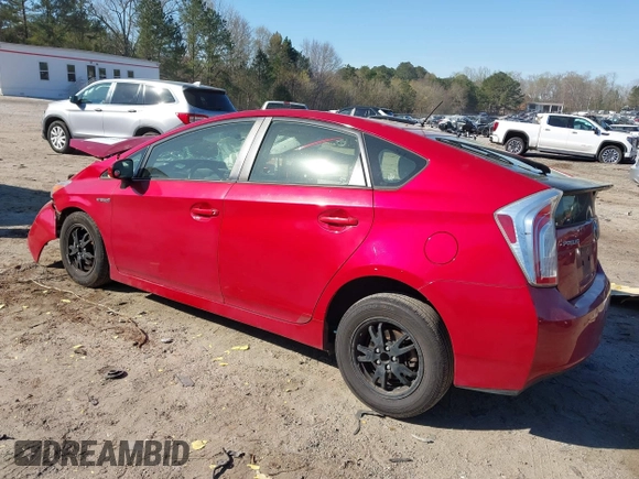 2012 Toyota Prius One with VIN JTDKN3DU3C1551711, listed as a IAAI auction lot 41883802 with 180,000 mi miles. Bid and sale history available at carsss.com. Image 3.