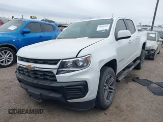2021 Chevrolet Colorado 2WD Work Truck z VIN 1GCGSBEA2M1184525, wystawiony jako IAAI lot #41555605 z przebiegiem 35 847 mil mil oraz . Historia ofert i sprzedaży dostępna na DreamBid. Obrazek 18.