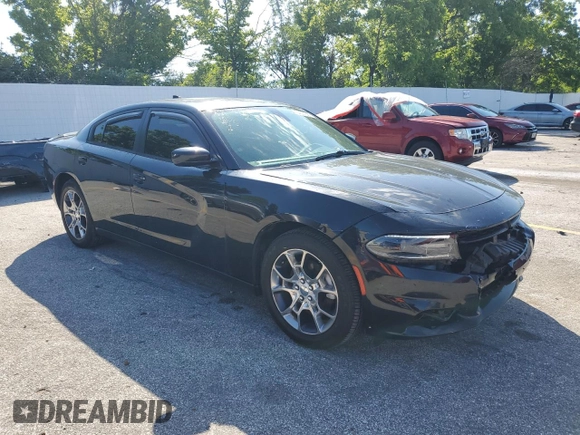 2015 Dodge Charger SXT with VIN 2C3CDXJG1FH779181, listed as a Copart auction lot 54367685 with 147,141 mi miles and Salvage title. Bid and sale history available at DreamBid. Image 4.