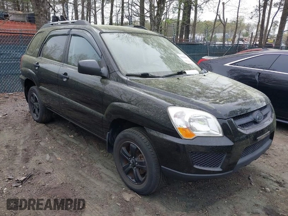 2010 Kia Sportage LX with VIN KNDKG3A4XA7727906, listed as a IAAI auction lot 41954677 with 161,971 mi miles and . Bid and sale history available at carsss.com. Image 1.
