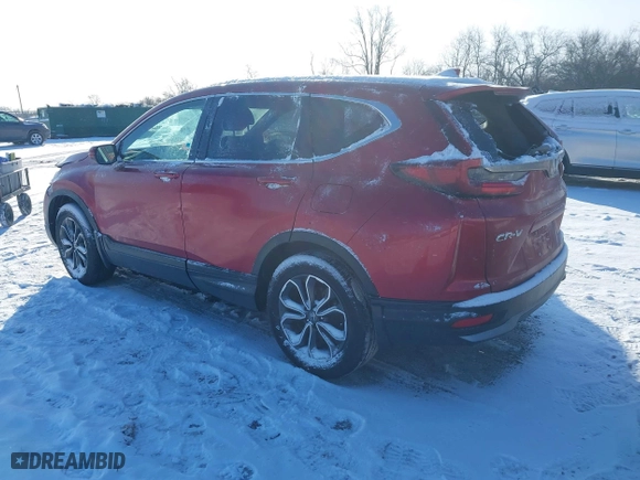 2021 Honda CR-V EX-L with VIN 5J6RW2H83MA001245, listed as a IAAI auction lot 41628150 with 64,368 mi miles. Bid and sale history available at carsss.com. Image 3.