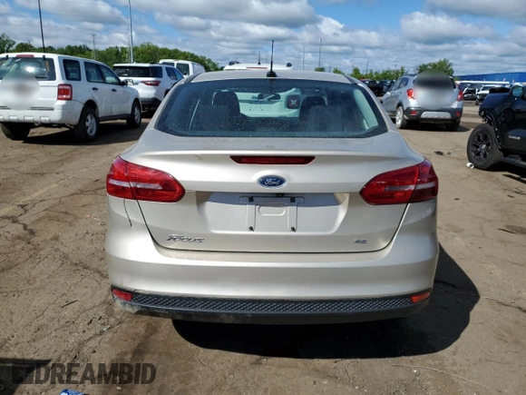 2017 Ford Focus SE with VIN 1FADP3F29HL315368, listed as a Copart auction lot 58375375 with 44,943 mi miles and Clean title. Bid and sale history available at DreamBid. Image 6.