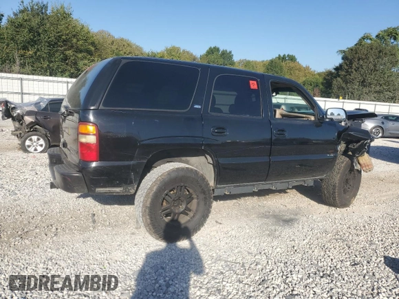 2005 Chevrolet Tahoe Z71 with VIN 1GNEK13T95R215074, listed as a Copart auction lot 74262994 with 0 mi miles and Salvage Title. Bid and sale history available at carsss.com. Image 3.