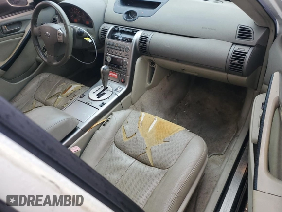 2004 Infiniti G35 w/Leather with VIN JNKCV51E04M607356, listed as a Copart auction lot 64866484 with 218,959 mi miles and Salvage Title. Bid and sale history available at DreamBid. Image 8.