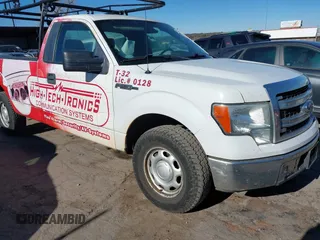 2013 Ford F-150 XL with VIN 1FTNF1CF5DKE46827, listed as a IAAI auction lot 41169219 with 230,976 mi miles. Bid and sale history available at carsss.com. Image 1.
