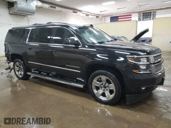 2017 Chevrolet Suburban LT with VIN 1GNSKHKC8HR264008, listed as a Copart auction lot 46879865 with 151,365 mi miles and Clean Title. Bid and sale history available at carsss.com. Image 4.