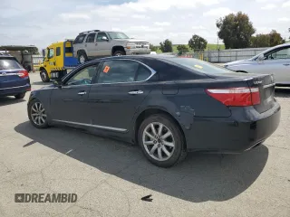 2009 Lexus LS 460 L with VIN JTHGL46F195035279, listed as a Copart auction lot 53341285 with Not provided miles and Salvage title. Bid and sale history available at DreamBid. Image 2.